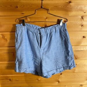 Carve Designs Sky Blue Elastic Shorts